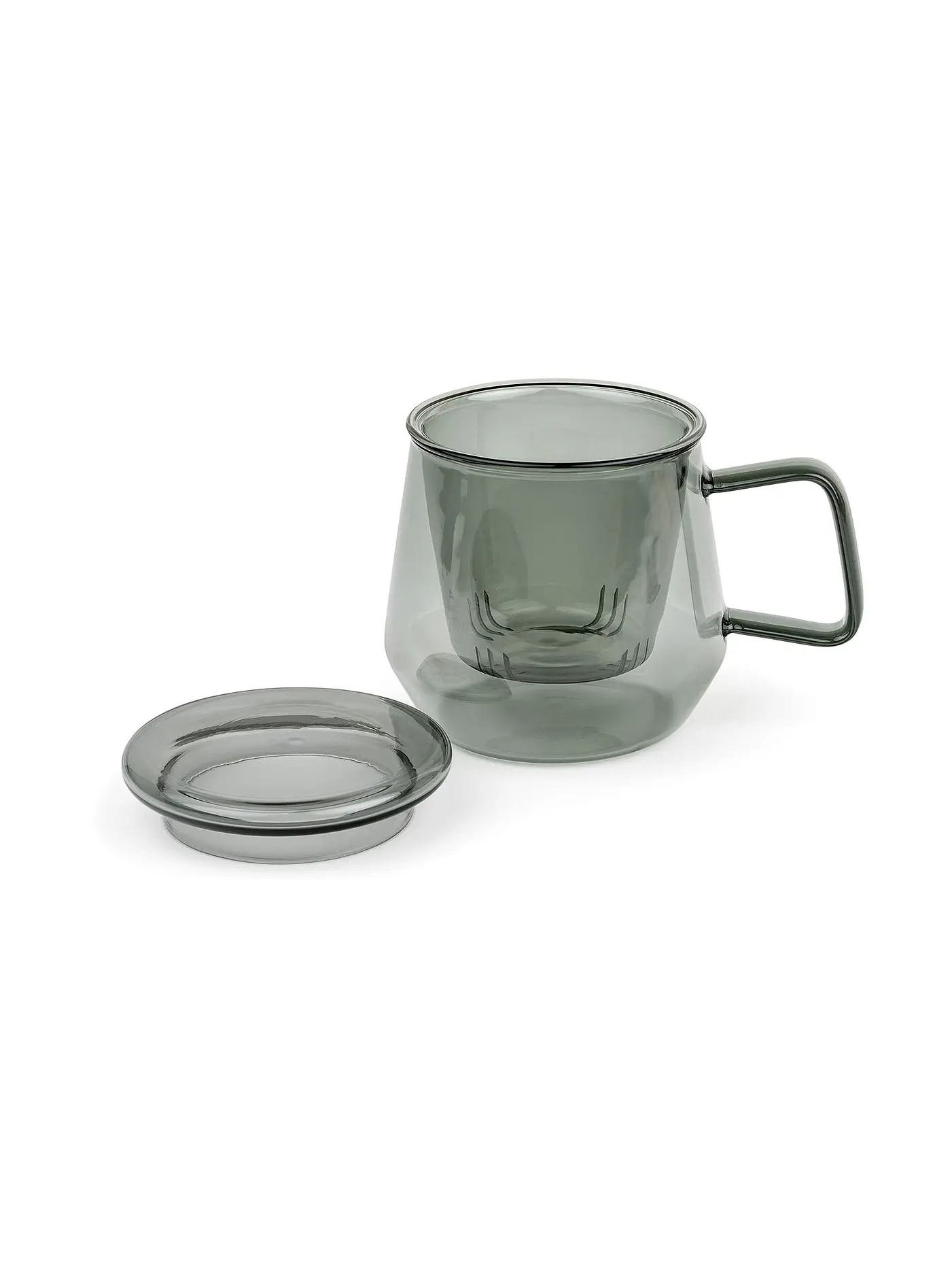 BREDEMEIJER | Teekanne TEA FOR ONE LIVORNO 0,35l Glas Black | schwarz
